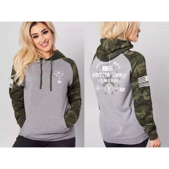 HOWITZER Tops - Howitzer Style Women's Hoodie Sweatshirt ARMS Military Grunt